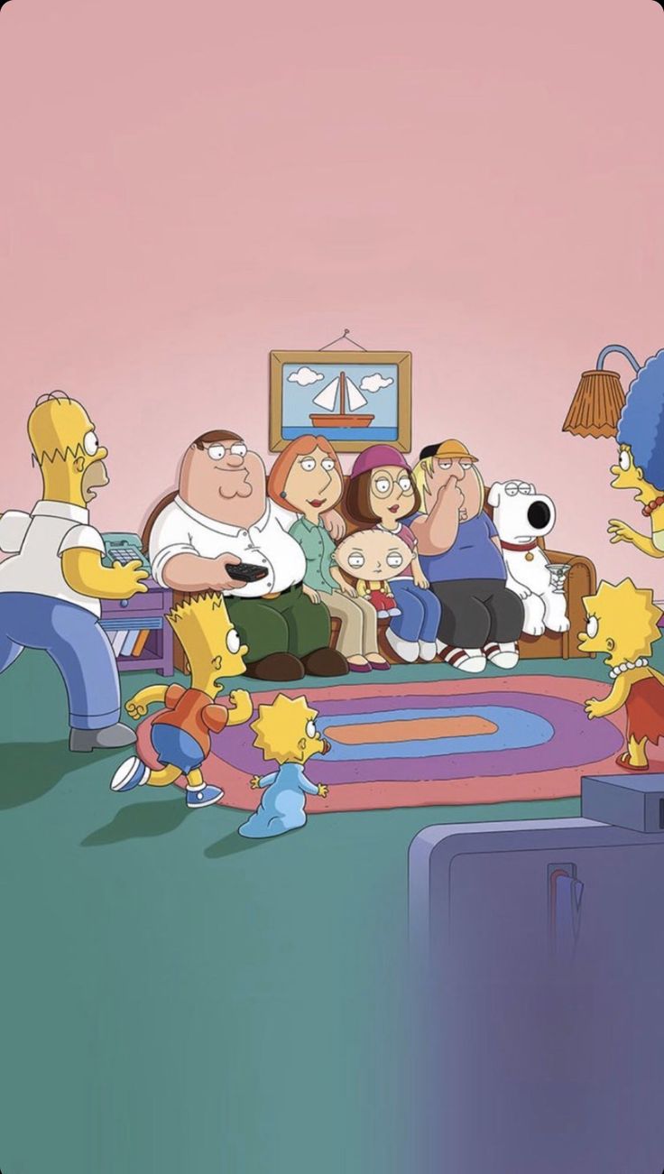 Phone wallpaper. Simpson wallpaper iphone, iPhone wallpaper for guys, Family guy cartoon