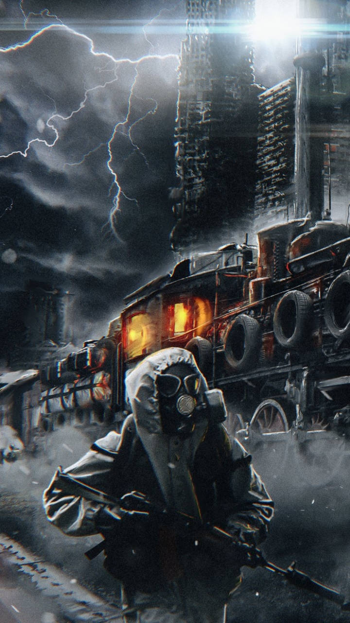 Download Metro Phone Train Wallpaper