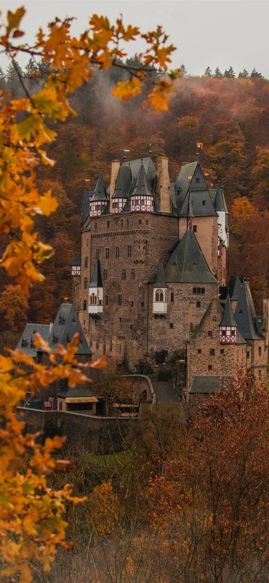 Download Autumn iPhone Eltz Castle