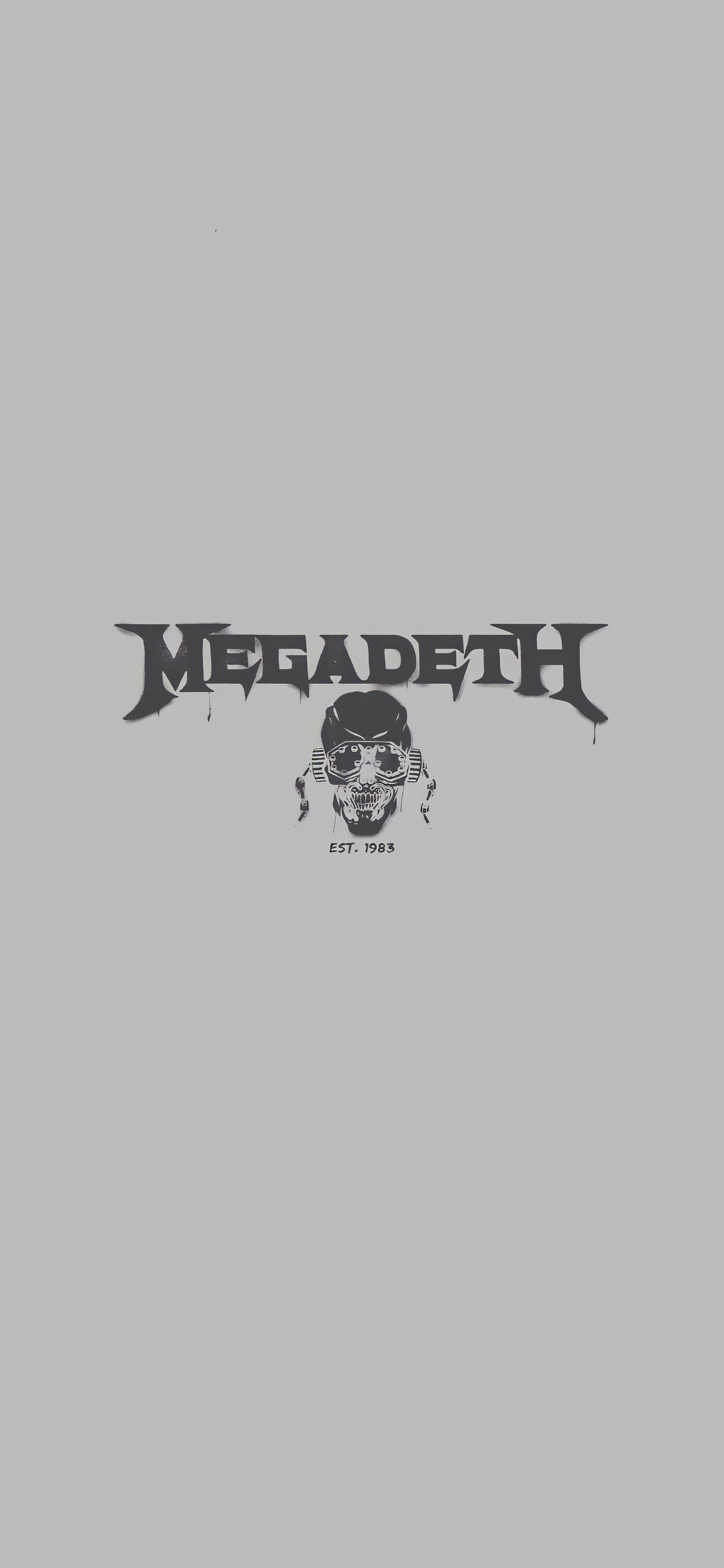 simple megadeth iphone wallpaper