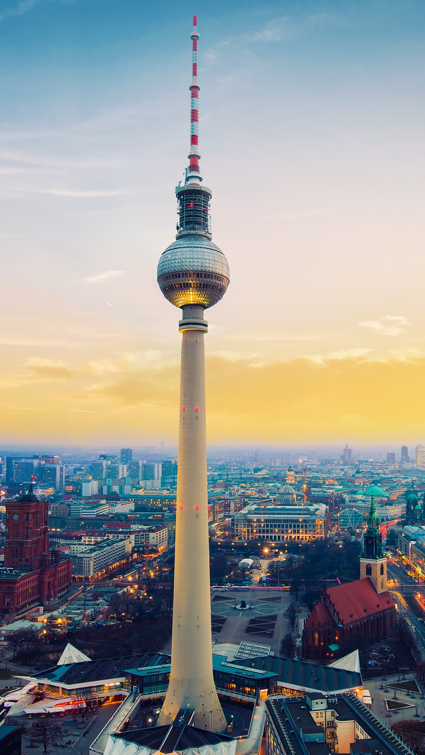 Wallpaper fernsehturm, berlin, tv tower, germany, Architecture