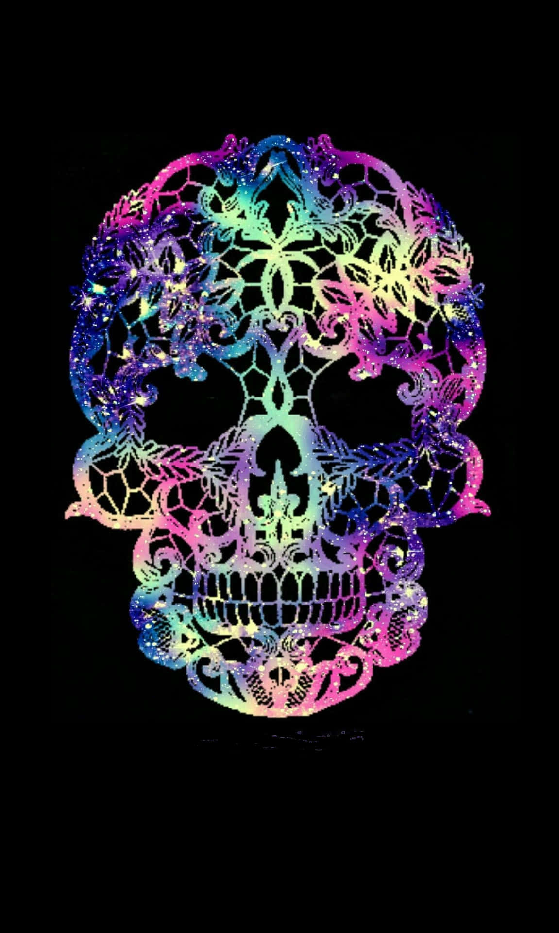 Download Bringing the beauty of Mexico to you with the amazing Sugar Skull Phone! Wallpaper