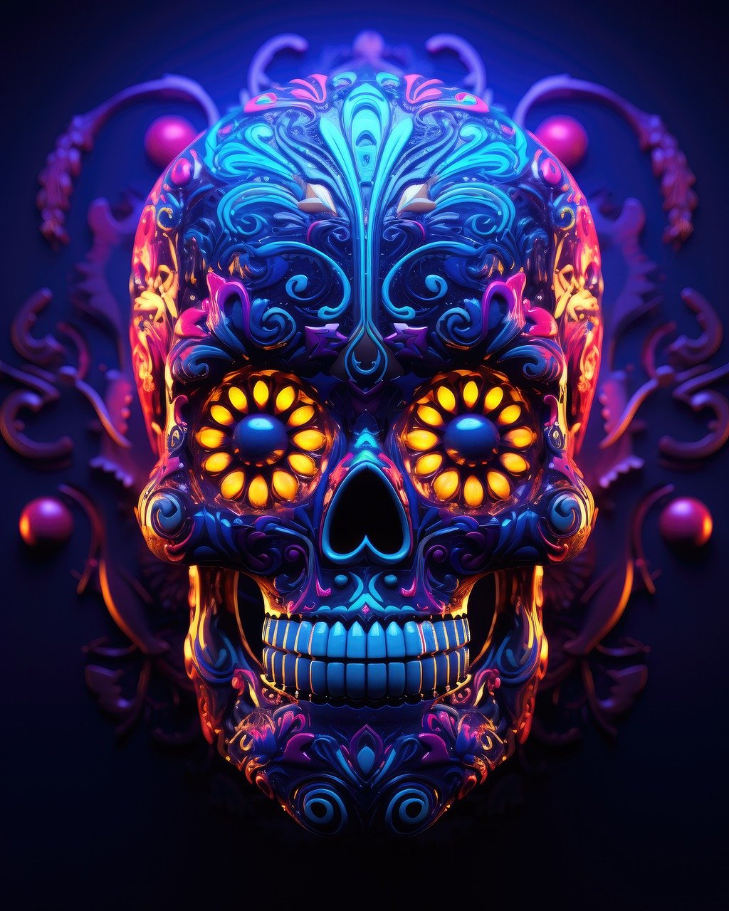 Download Sugar Skull Candy Skull Royalty Free Stock Illustration Image