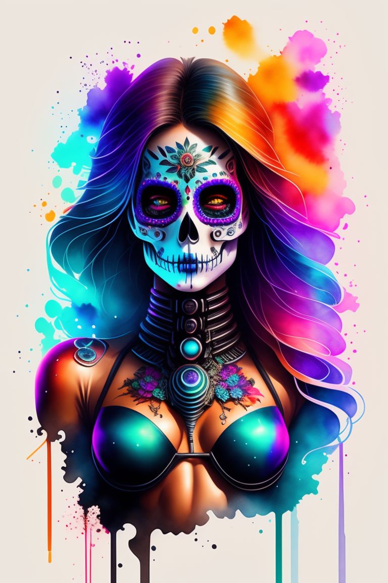 Bira AI Art: Cyberpunk Girl