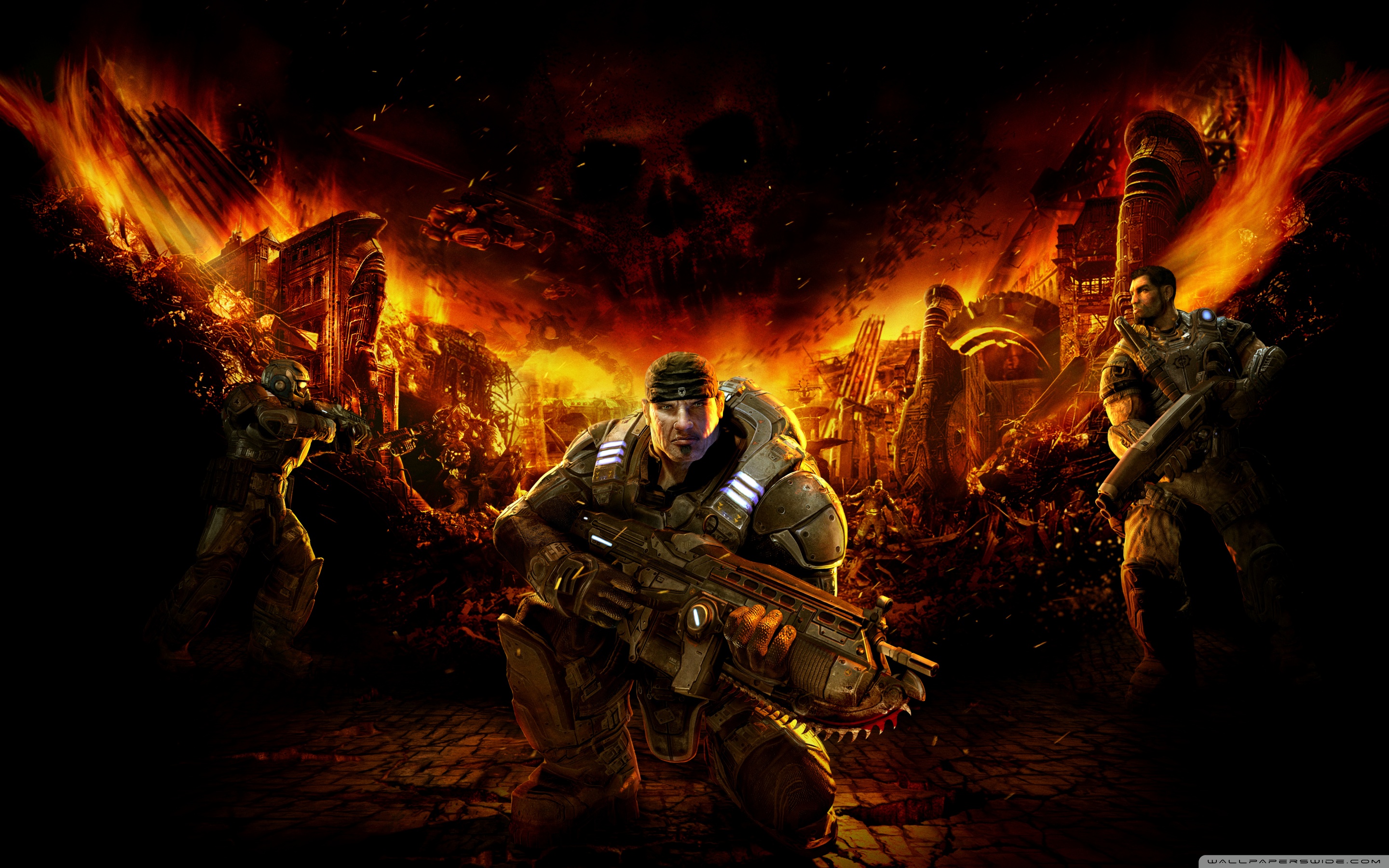 Gears of War video game Ultra HD Desktop Background Wallpaper for: Widescreen & UltraWide Desktop & Laptop, Multi Display, Dual Monitor, Tablet