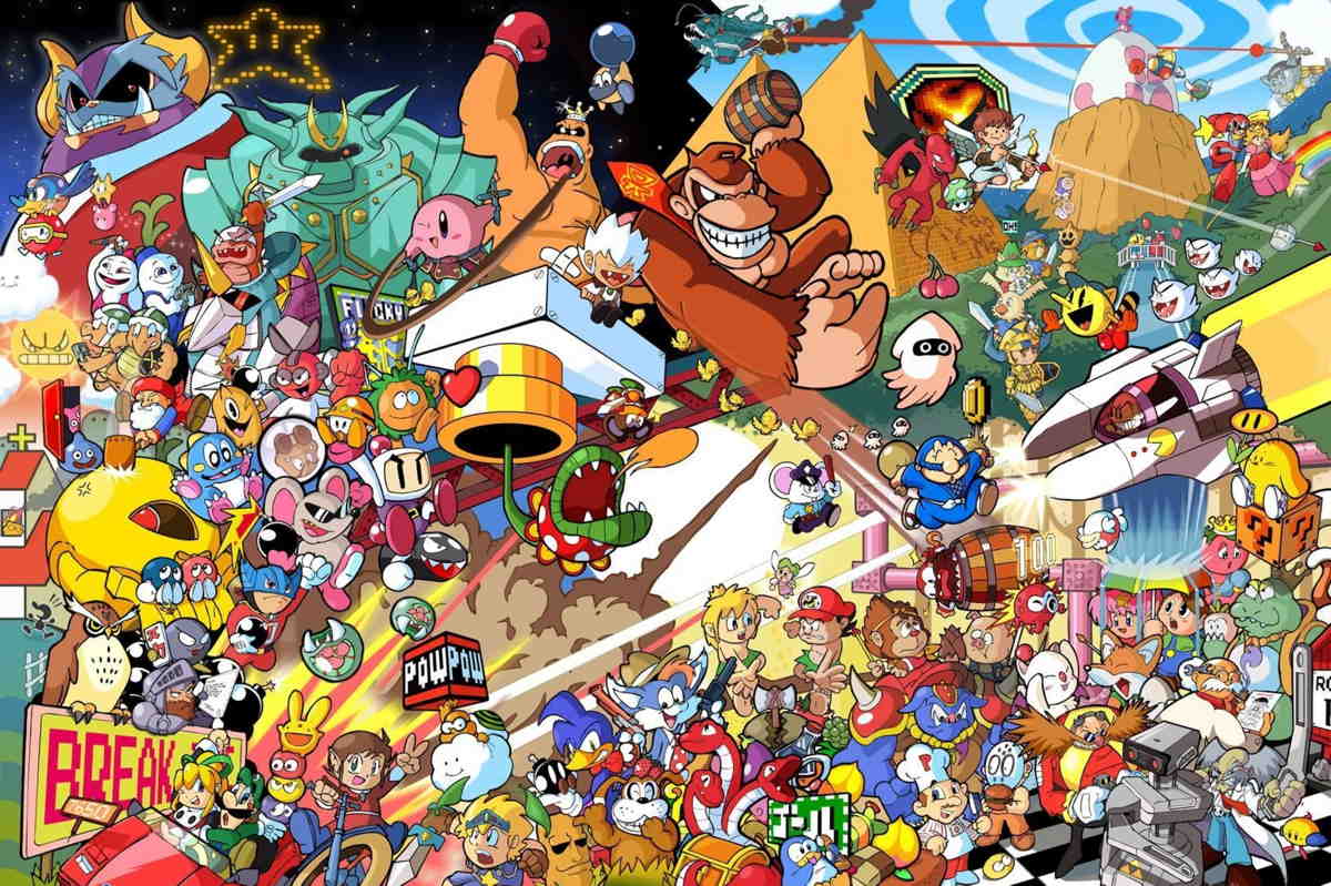 Classic Arcade Wallpaper