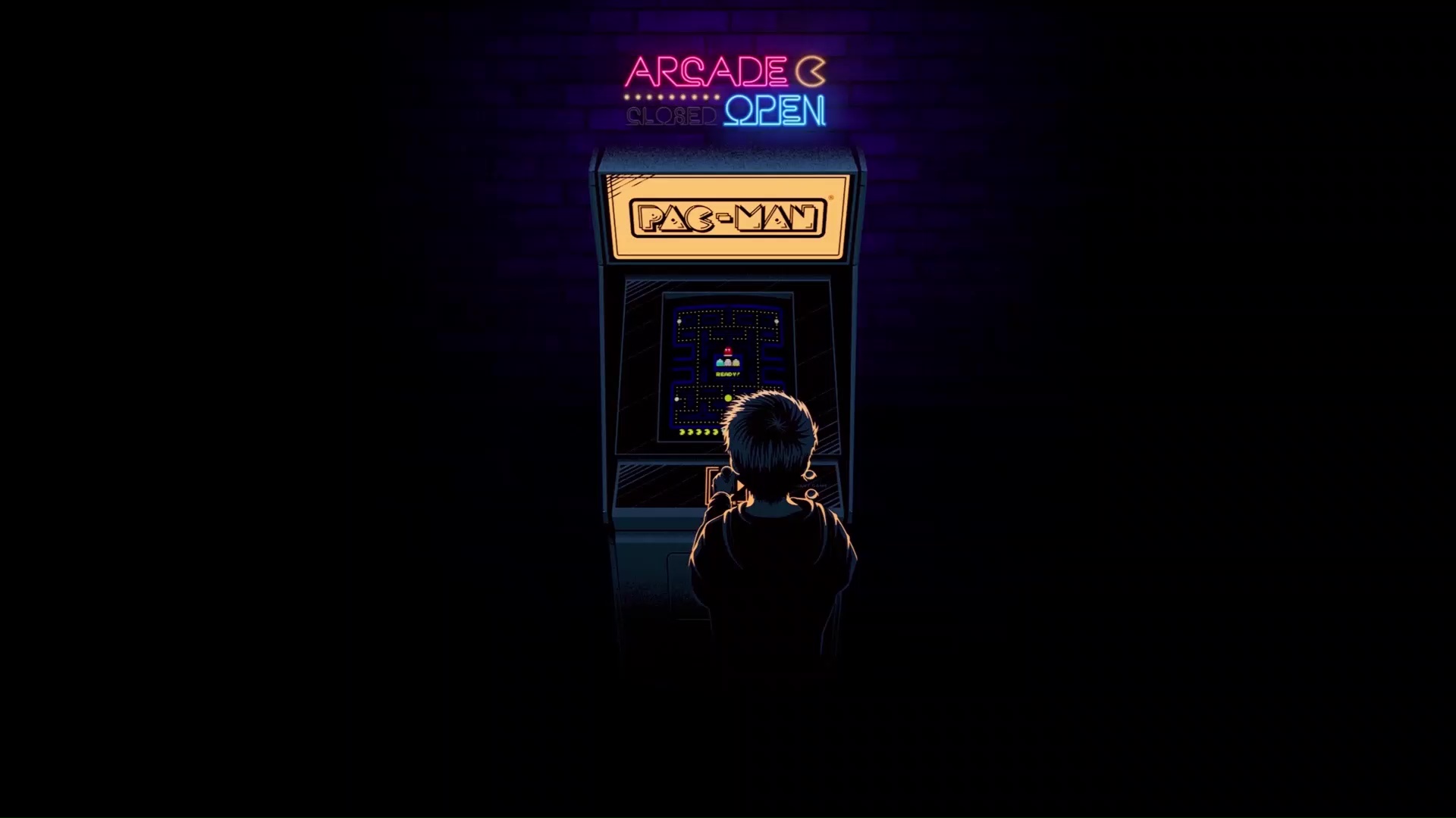 Retro Arcade Pac Man Live Wallpaper