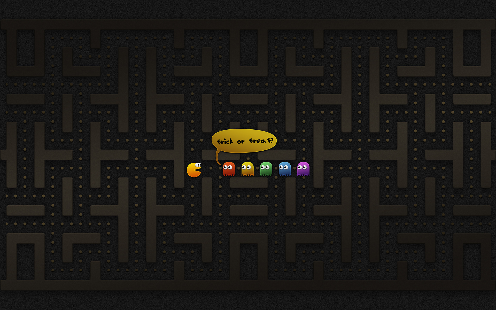 Pac Man HD Wallpaper Maze