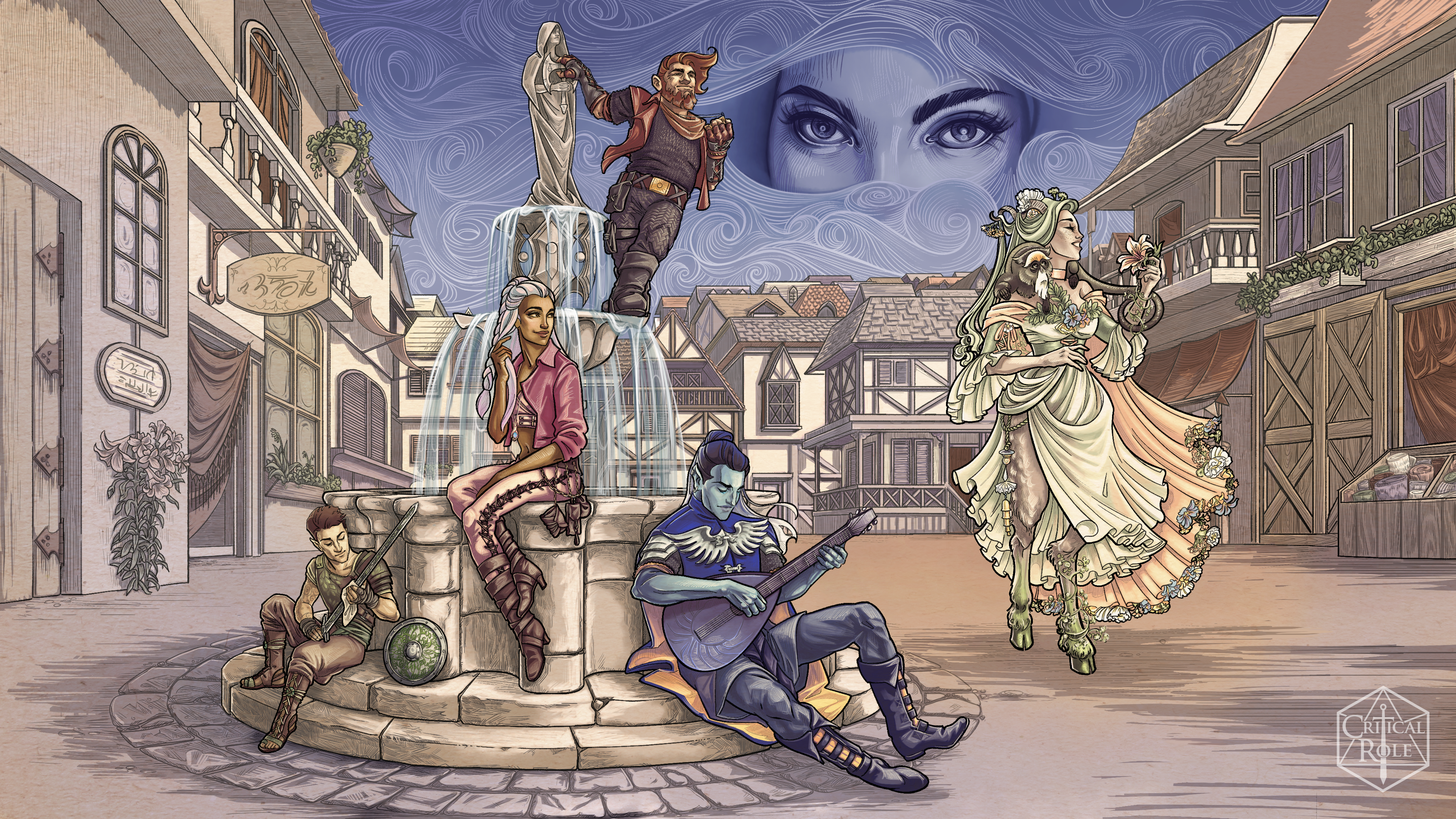 Orym of the Air Ashari (Critical Role), Fearne Calloway (Critical Role), Exandria Unlimited, Critical Role: Bells Hells, Critical Role, TV seriesx2160 Wallpaper