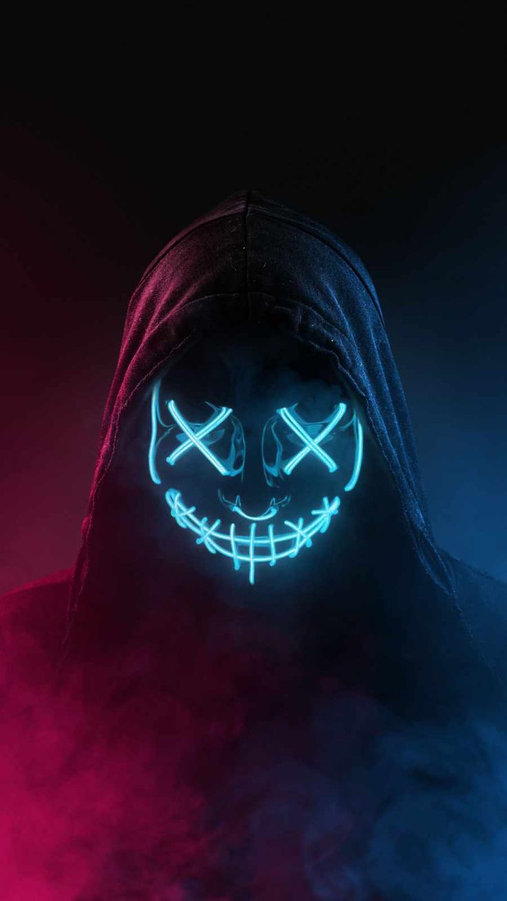 Hoodie Masked Ghost iPhone Wallpaper