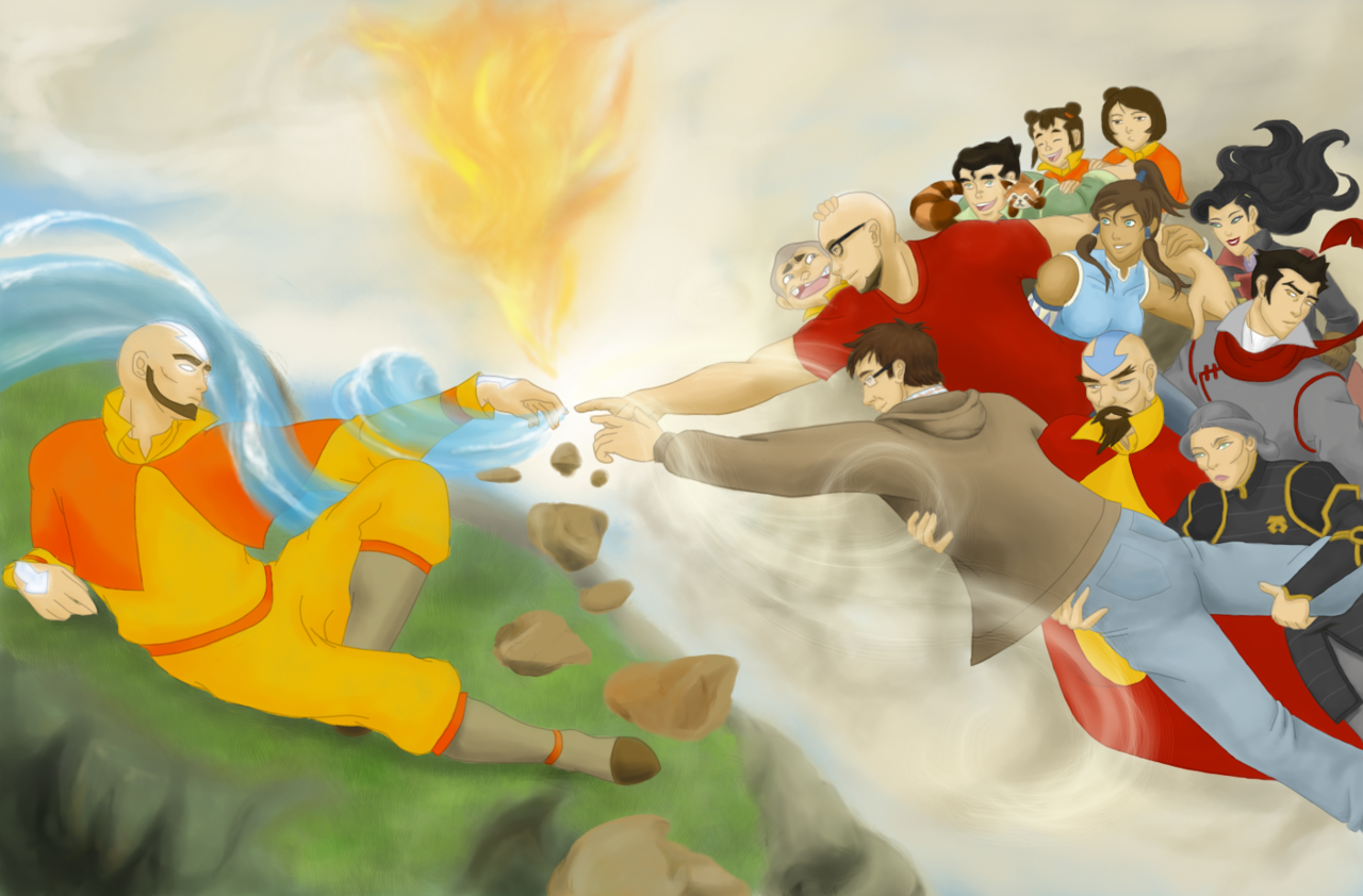 The Creation of Avatar #Aang #Meelo #Bolin #Pabu #Ikki #Jinora #Korra #Asami #Mako #Tenzin #LinBeifong #Bry. Avatar, Avatar the last airbender, The last airbender