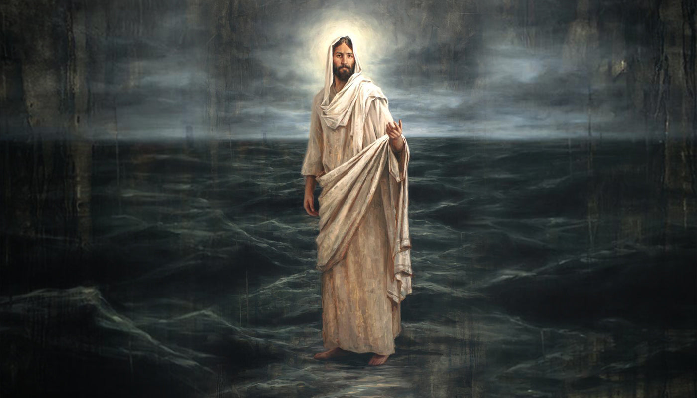 Painting of Jesus Walking On Water Picture
