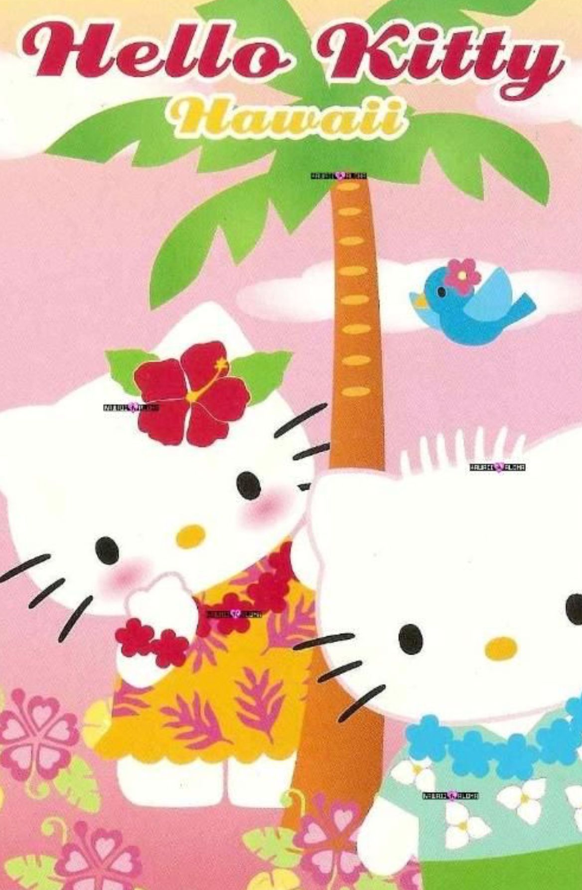 Hello Kitty Hawaii. Hello kitty background, Hello kitty art, Hello kitty