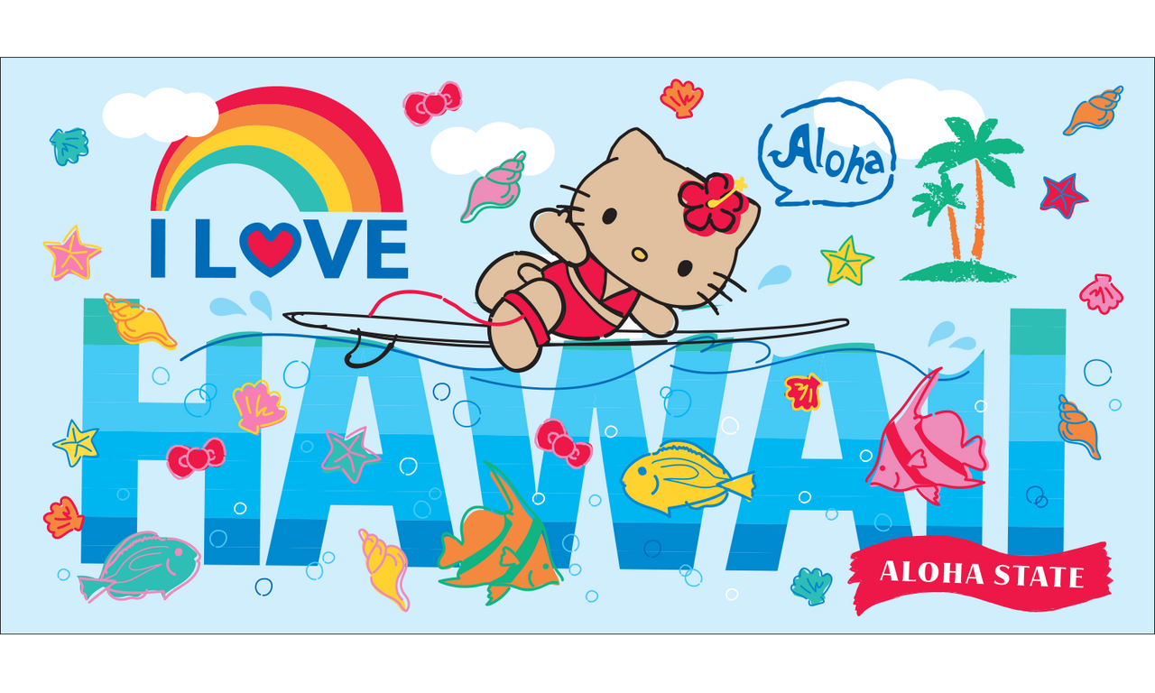 Hello Kitty® & Friends Beach Towels: Ocean