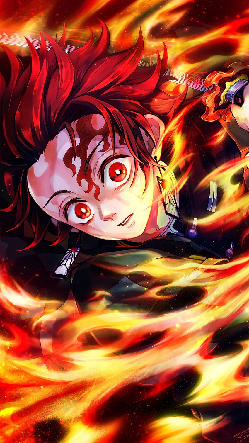 4K Tanjiro Kamado Wallpaper