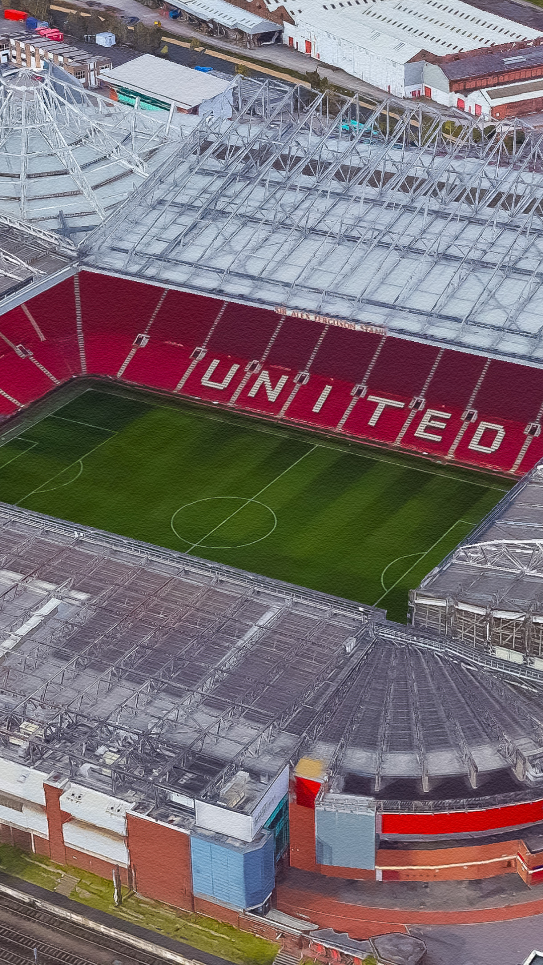 Old Trafford, Manchester on Sandstone