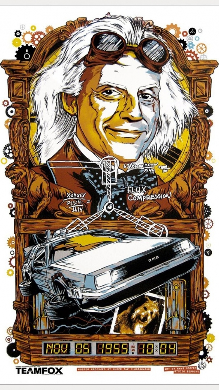 Back To The Future Phone Wallpaper
