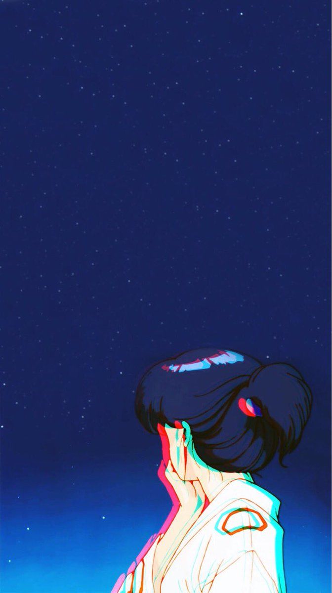 Retro Anime Aesthetic Wallpaper