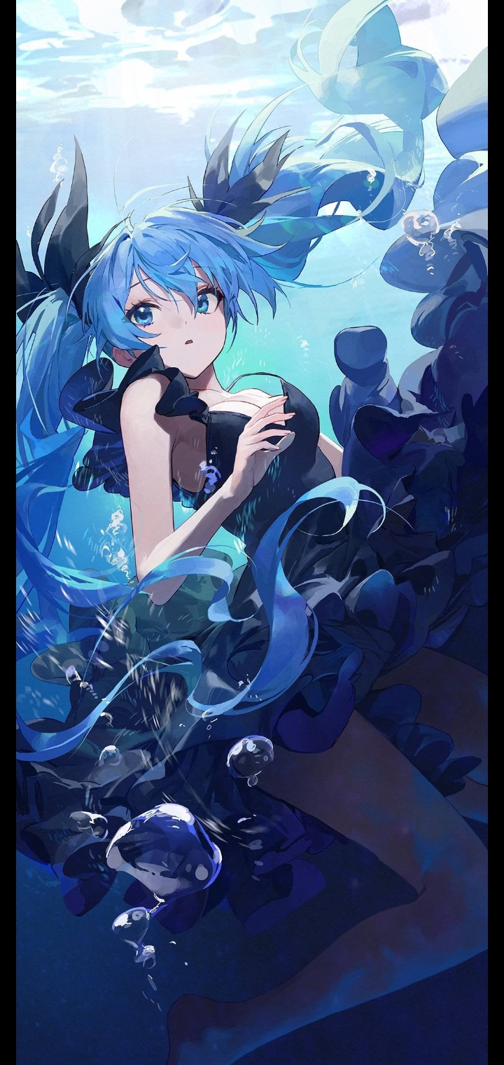 For all you vocaloid fans, heres my hatsune miku wallpaper :3