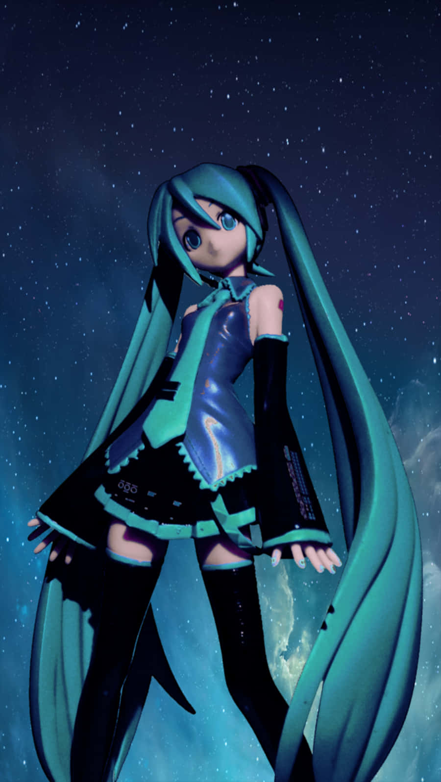 Download Hatsune Miku CV01 VOCALOID Phone Wallpaper