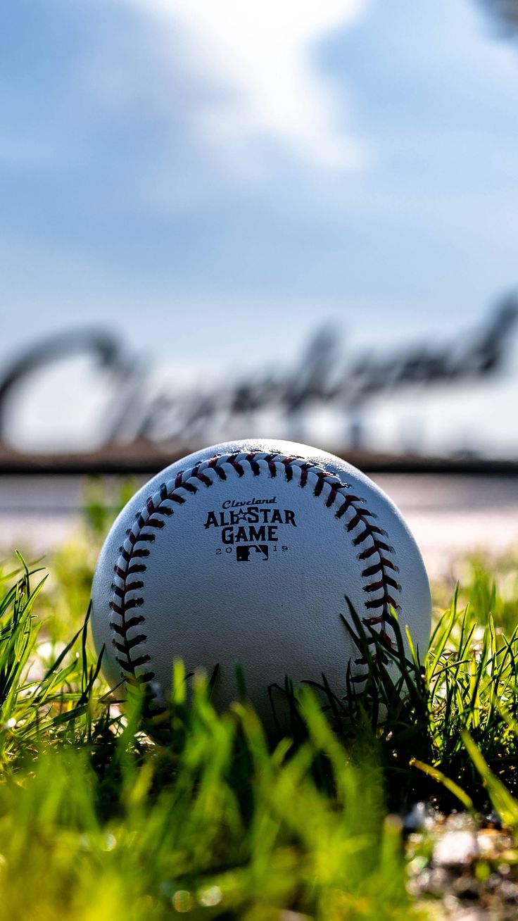 Download iPhone Xs, iPhone Xs Max, iPhone XR HD wallpaper baseball, ball, grass. Blue wallpaper phone, Black and blue wallpaper, Android phone wallpaper. Baseball wallpaper, Mlb wallpaper, Baseball photography