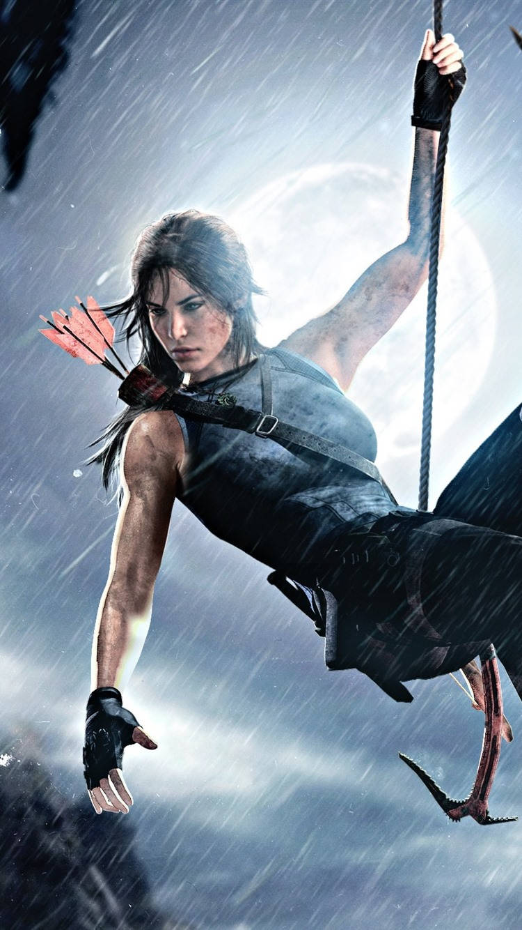Download Moonlight Tomb Raider iPhone Wallpaper