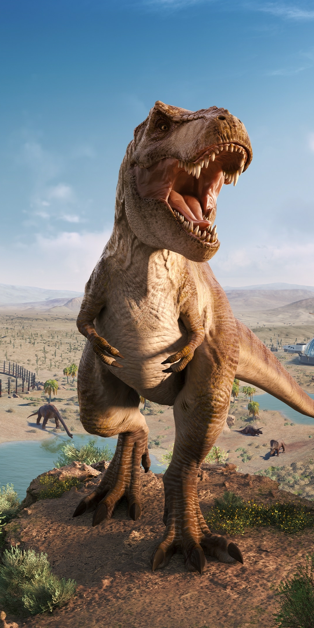 Jurassic World Evolution 2 Phone Wallpaper