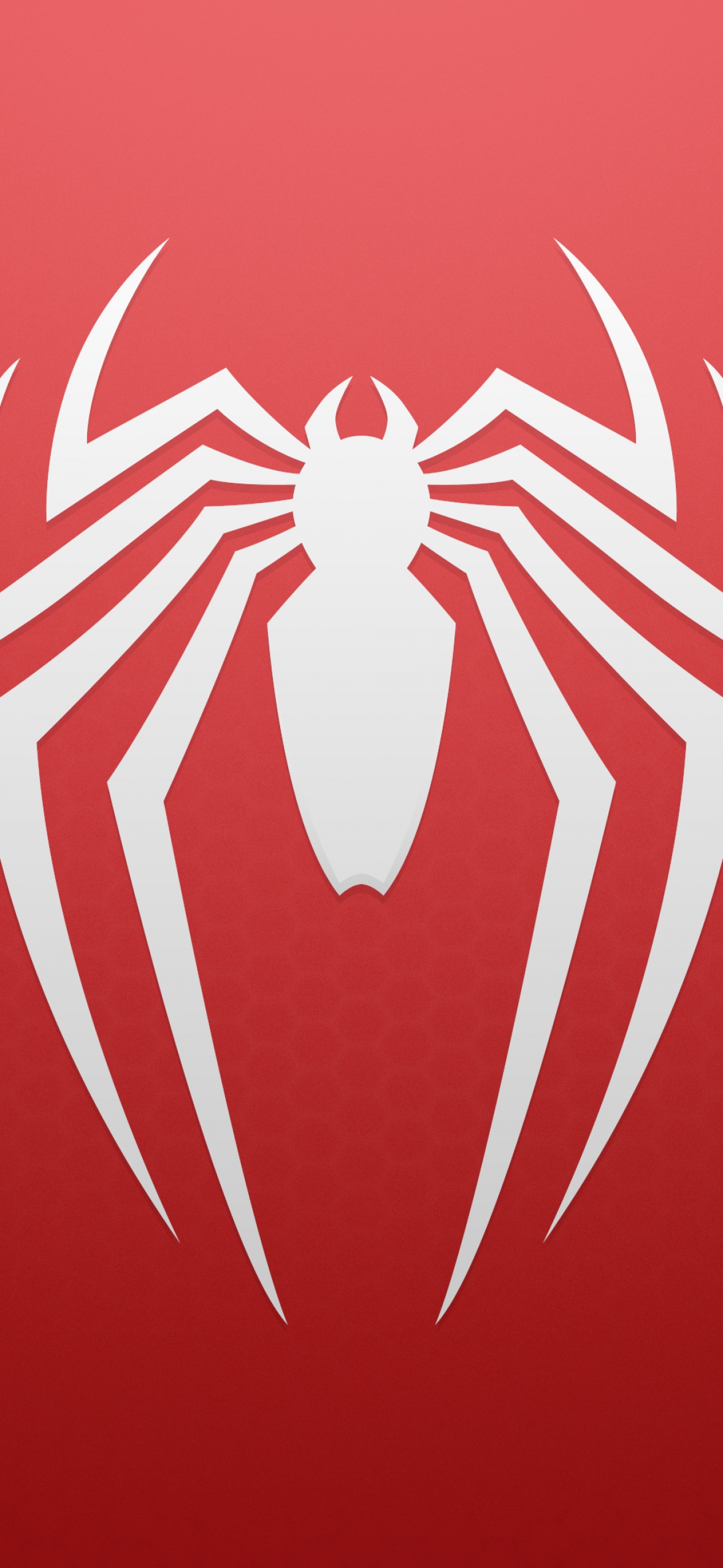 Marvel's Spider Man Wallpaper 4K, Logo, Red Background