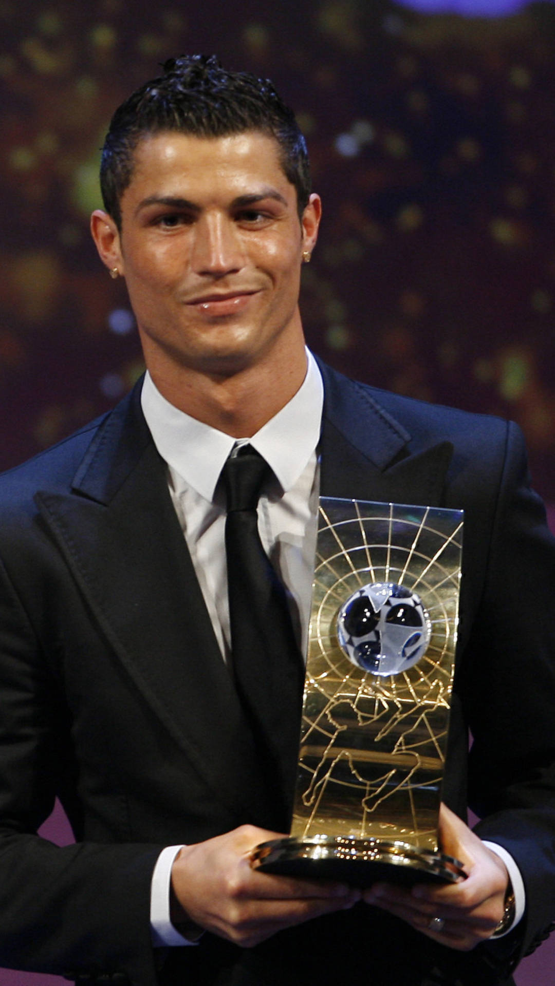 Download FIFA World Player Of The Year Ronaldo iPhone Wallpaper