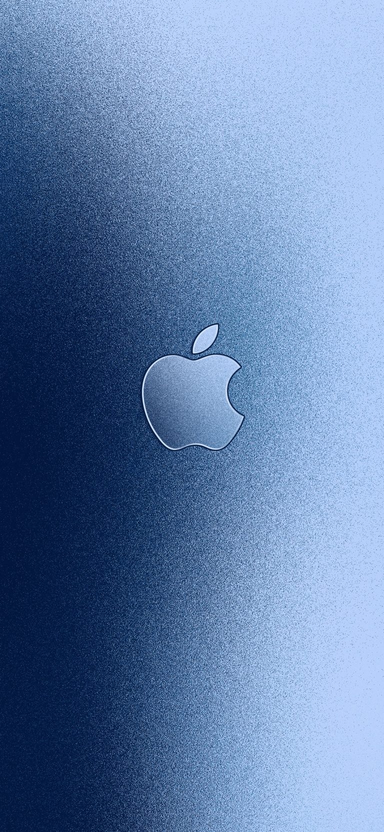 Aluminum Apple Logo Wallpaper for iPhone