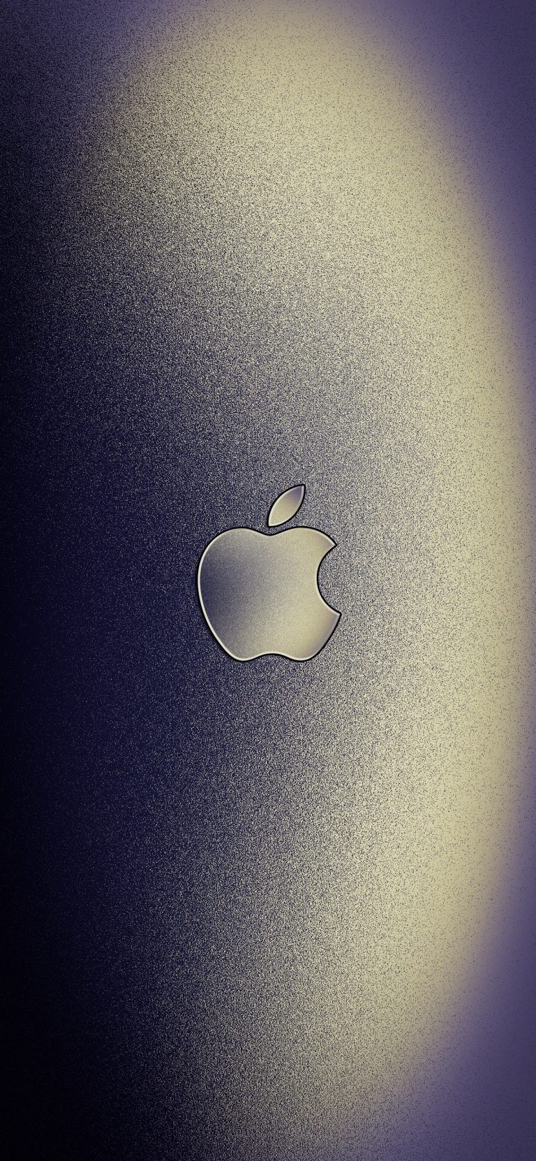 Aluminum Apple Logo Wallpaper for iPhone