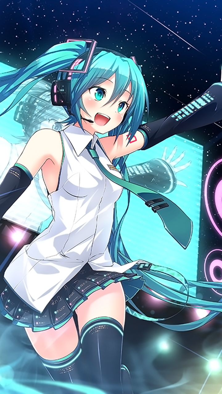 Anime Vocaloid, Hatsune Miku, 720x1280 Phone HD Wallpaper