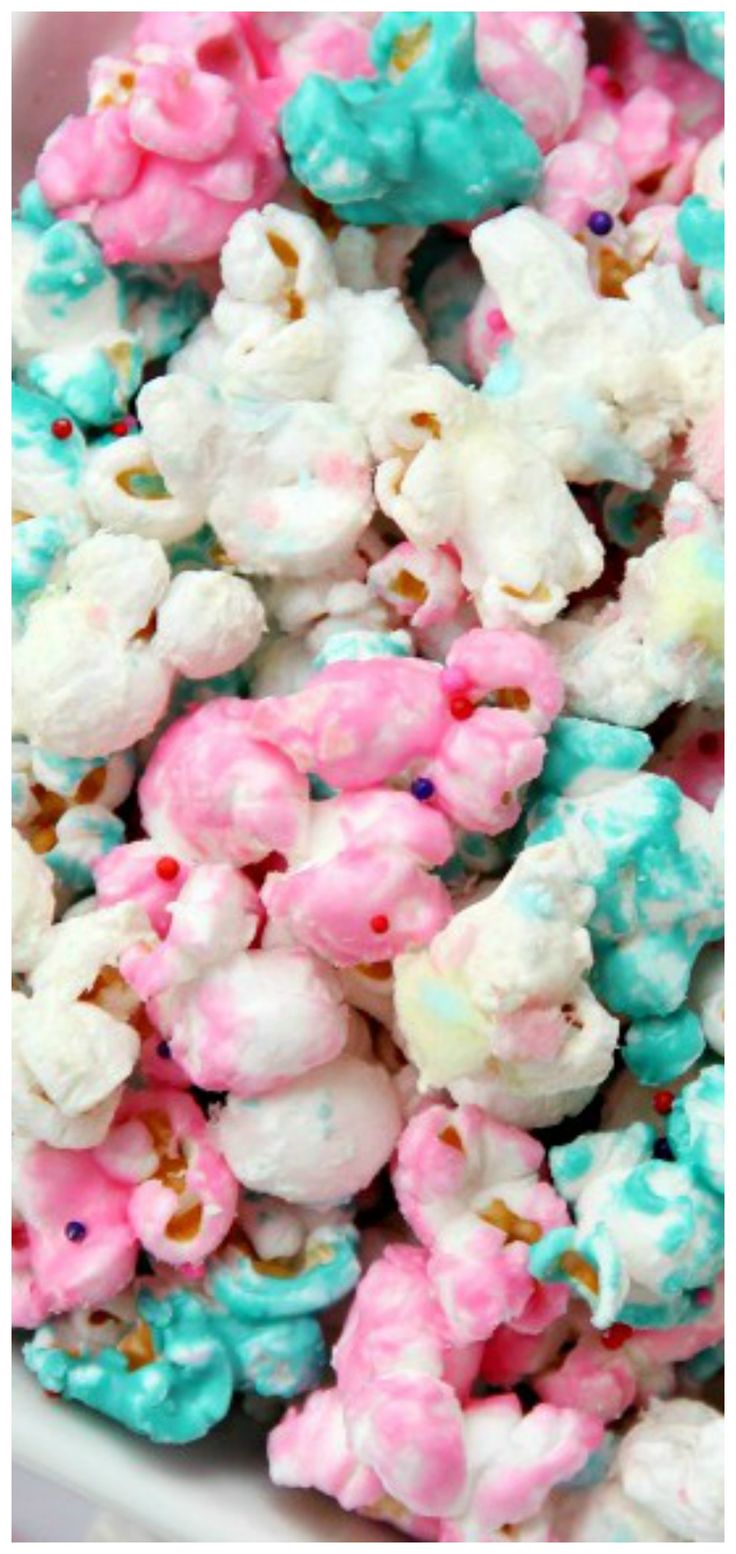 Cotton Candy Popcorn. Recipe. Cotton candy recipe, Candy popcorn, Lemon and coconut cake