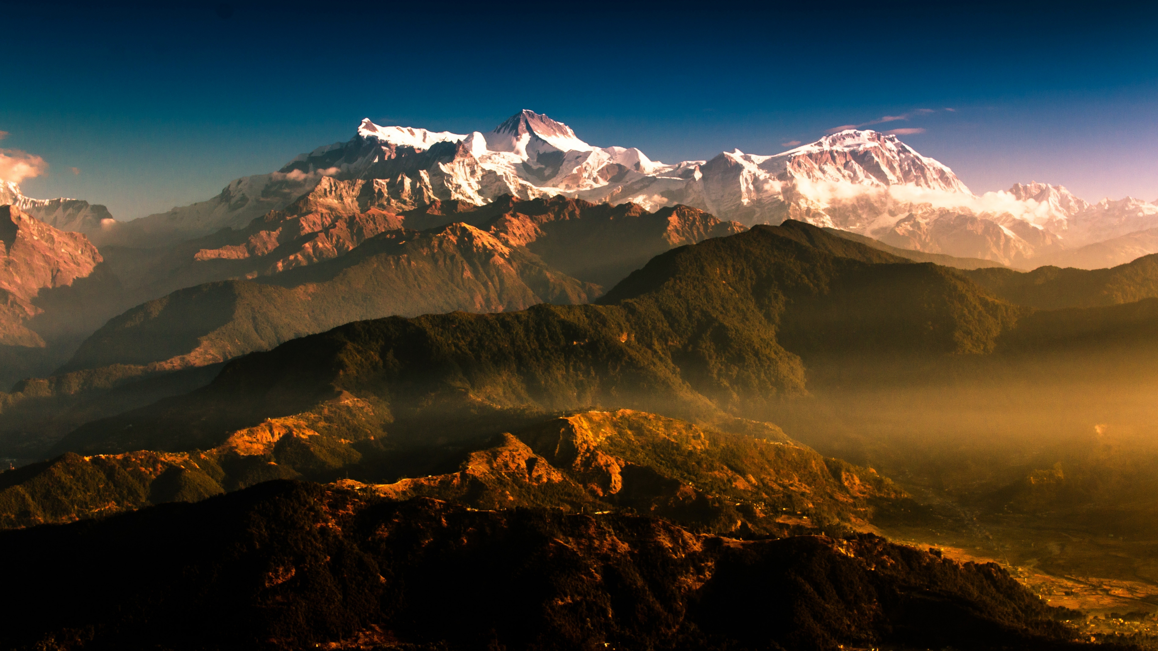 Download wallpaper 3840x2160 mountain, nepal, himalaya, mountains range 4k wallpaper, uhd wallpaper, 16:9 widescreen 3840x2160 HD background, 16563