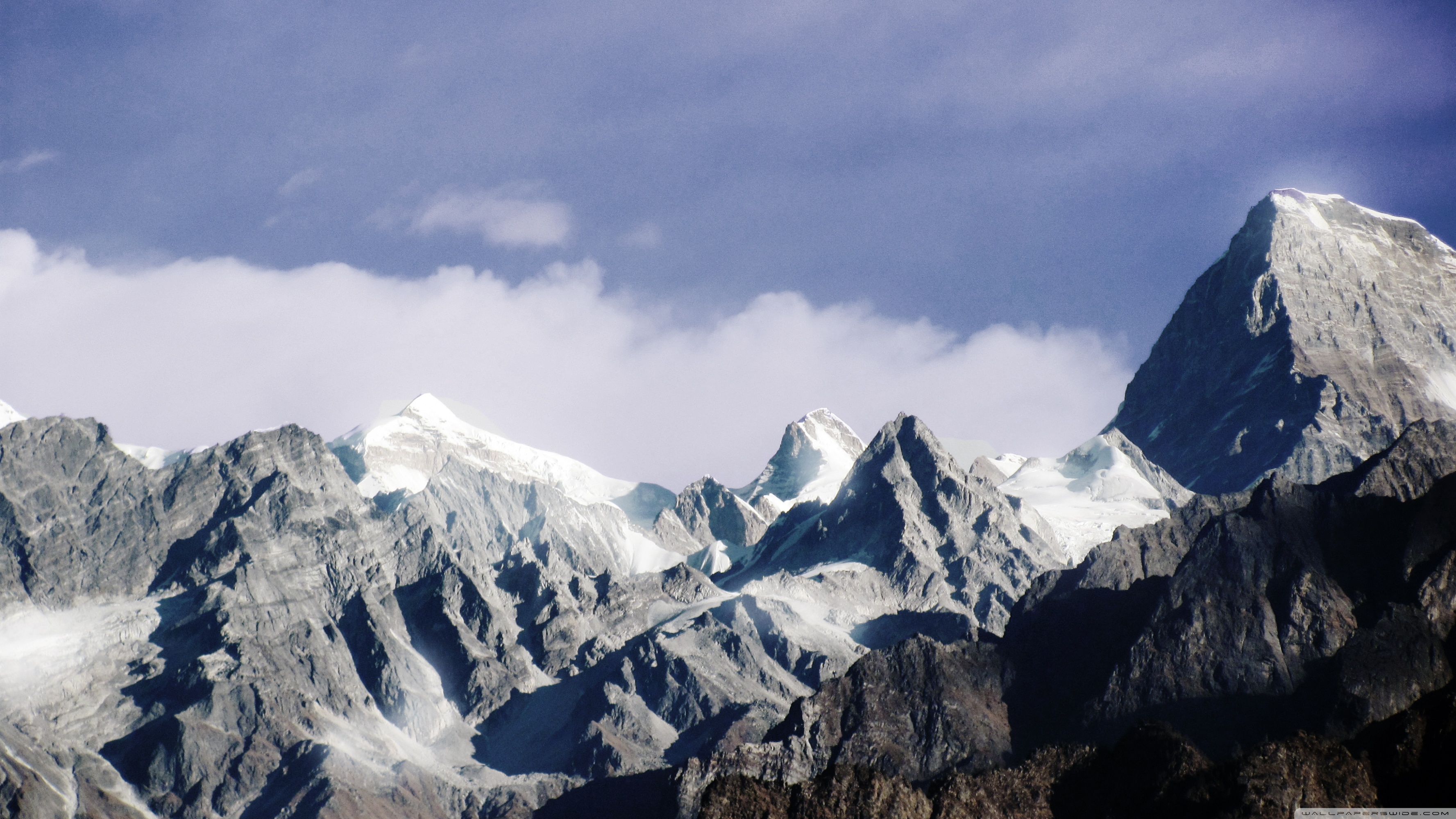 Snow capped Himalayas Ultra HD Desktop Background Wallpaper for 4K UHD TV