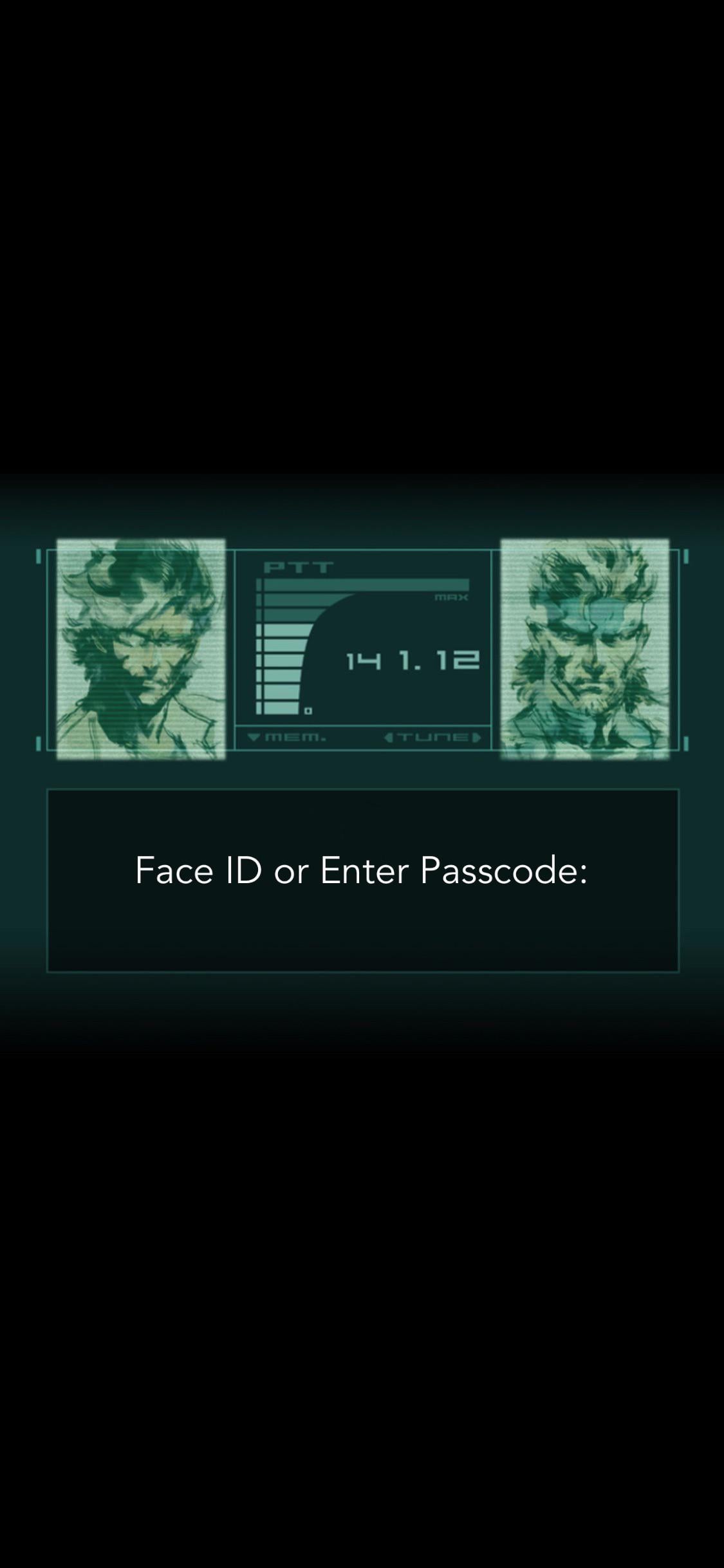 Codec Wallpaper for iPhone!