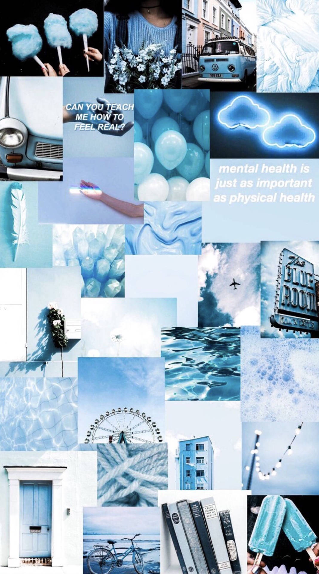 iPhone blue aesthetic 2025 wallpaper