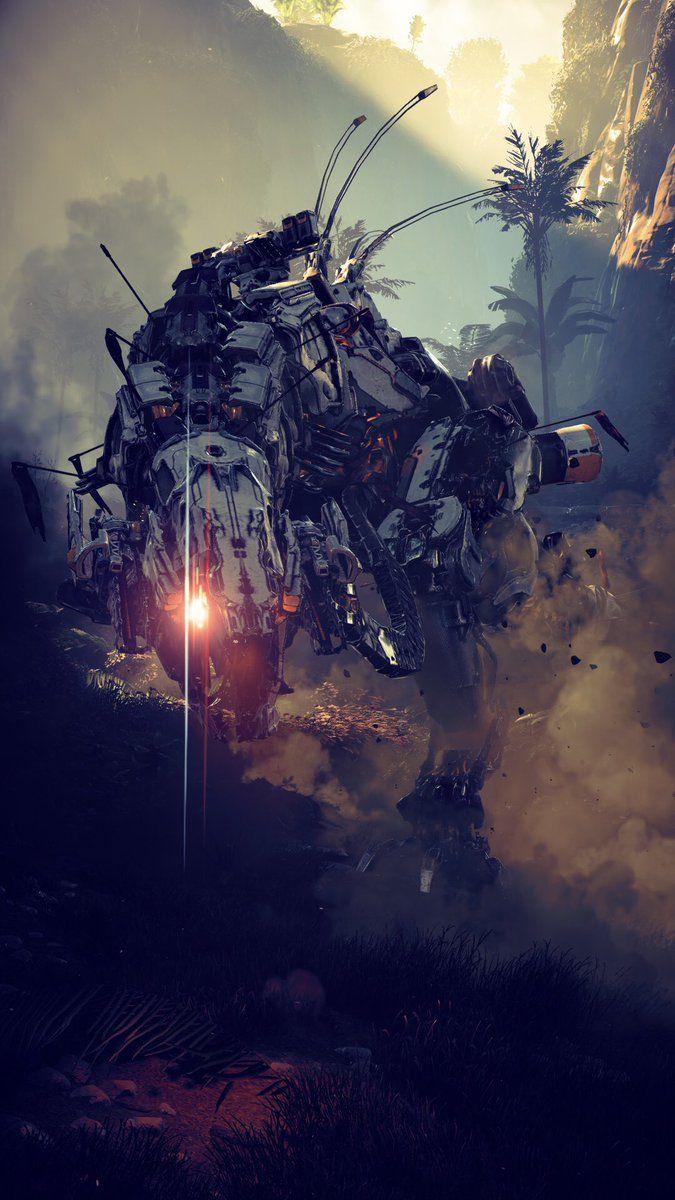 Kampfmaschine Donnerkiefer. Horizon zero dawn wallpaper, Horizon zero dawn, Horizon zero dawn aloy