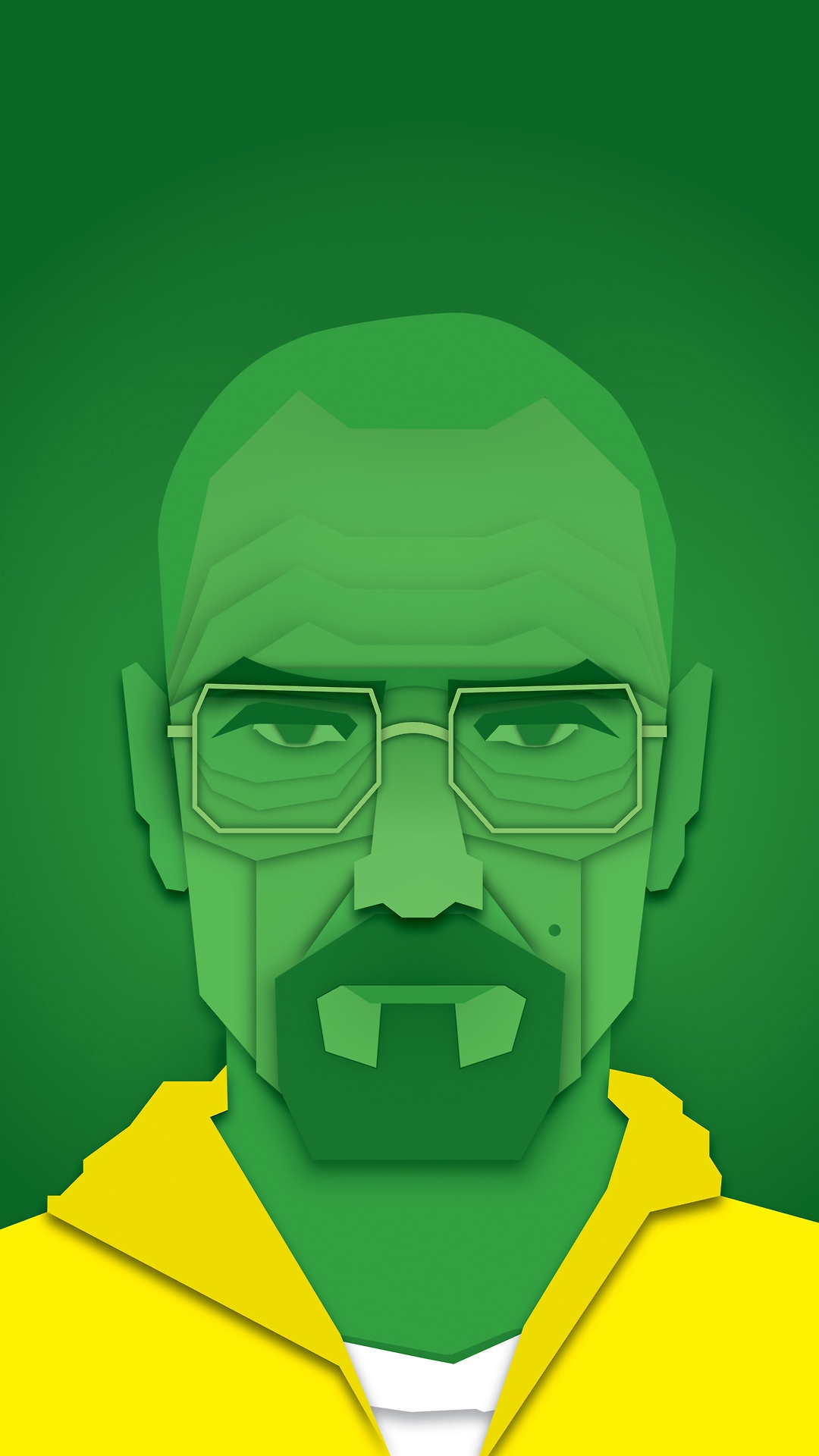 Breaking Bad Walter White Cartoon Wallpaper for iPhone 11, Pro Max, X, 8, 7, 6