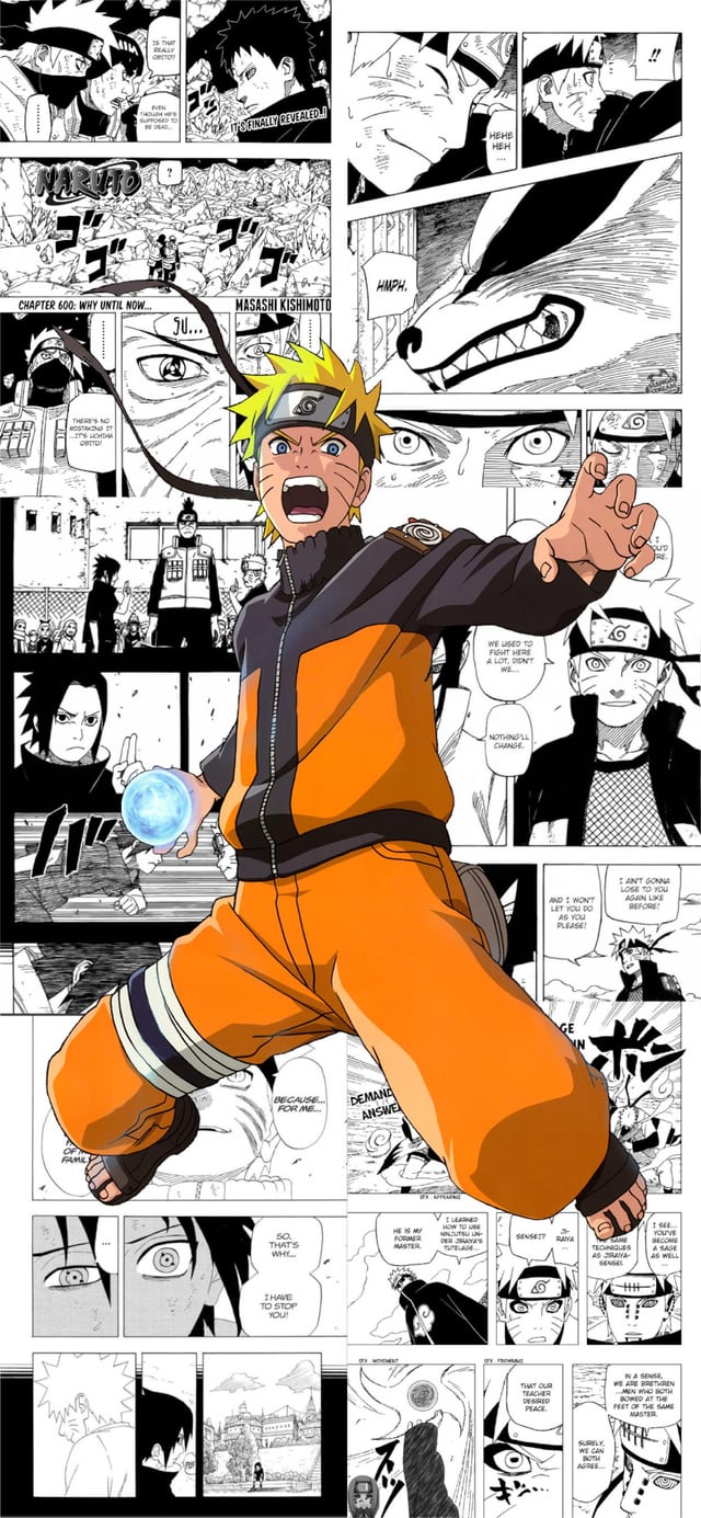 Naruto Manga Pop Wallpaper
