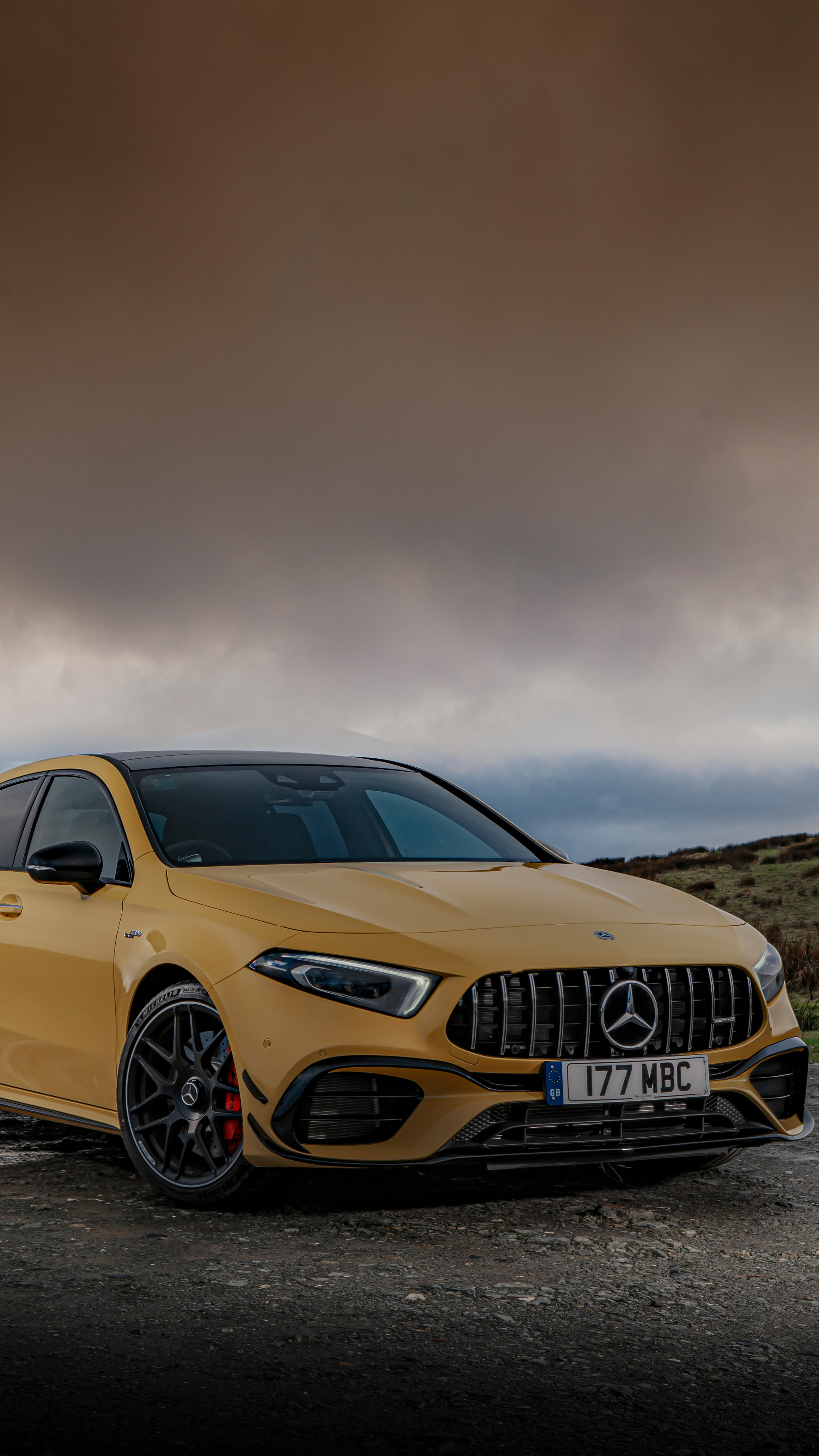 Mercedes Benz AMG A45 Phone Wallpaper