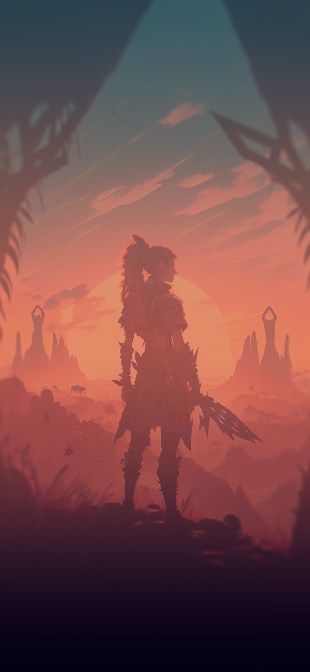 Horizon Aloy & Desert Wallpaper Zero Dawn Wallpaper