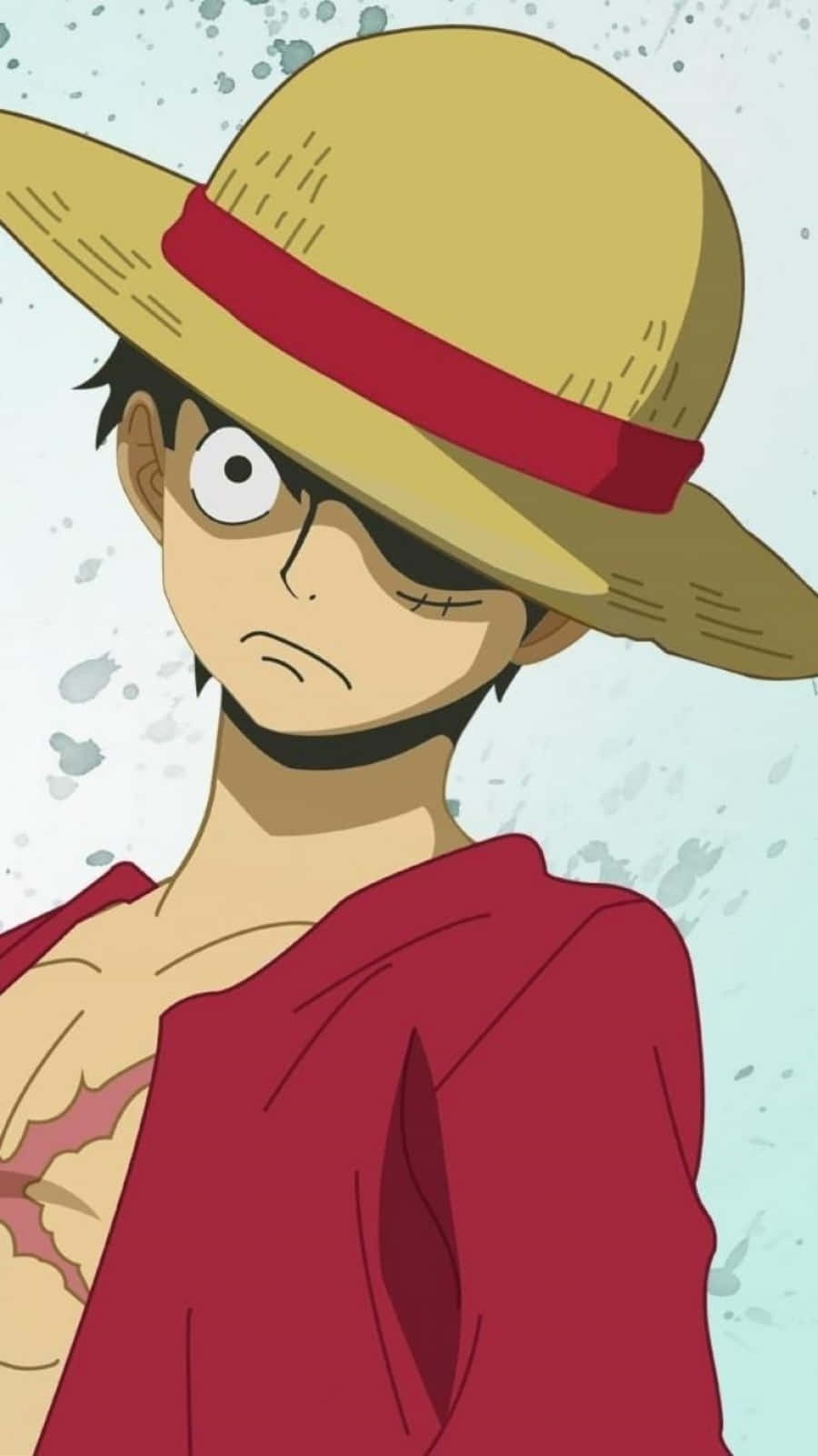 Download One Piece Serious Luffy Phone Wallpaper