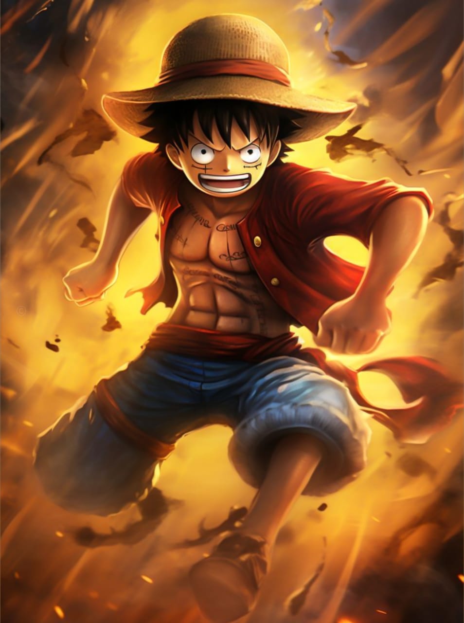 AI Luffy 4k IPhone Wallpapers - Wallpaper Cave