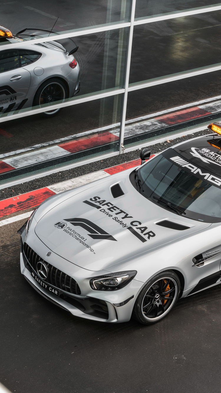 Mercedes AMG GT R F1 Safety Car 2018 4K iPhone 6, iPhone 6S, iPhone 7 HD 4k Wallpaper, Image, Background, Photo and Picture