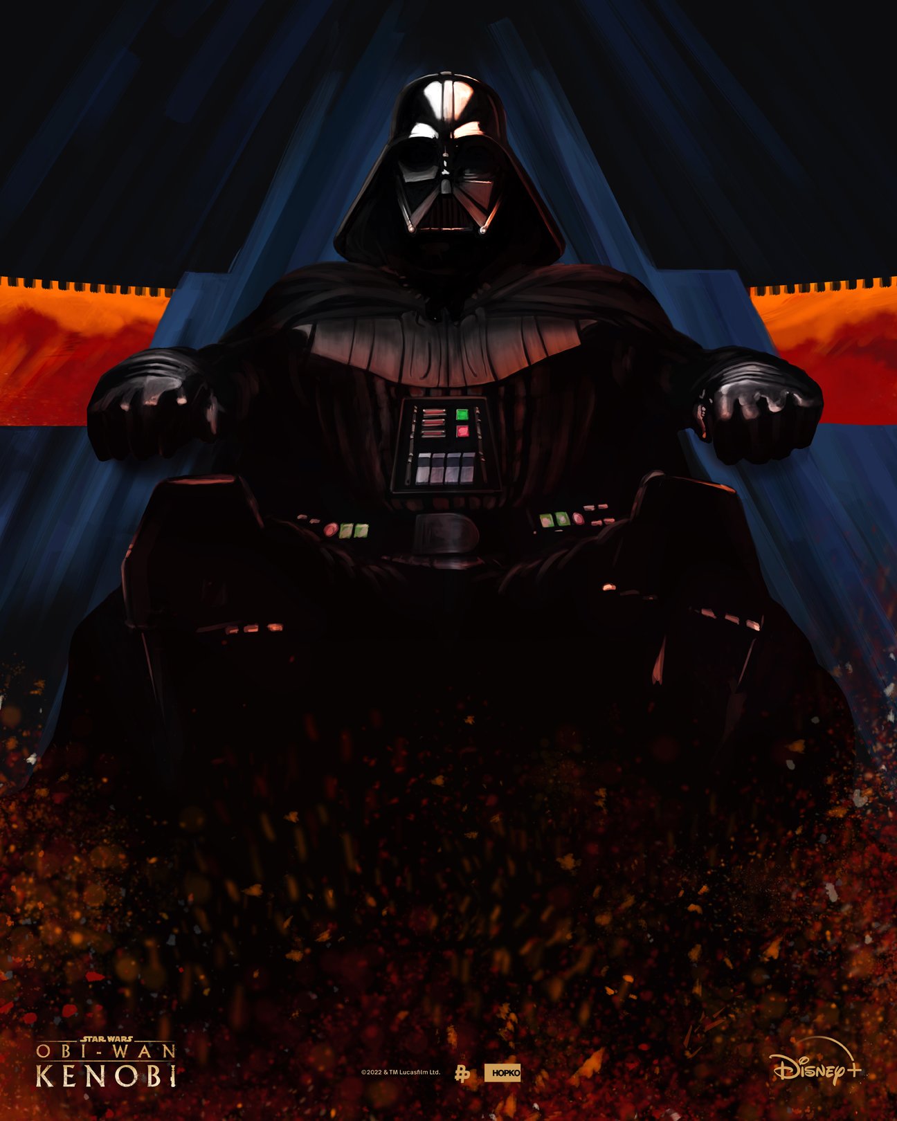 Obi Wan Kenobi “Anakin Is Gone.” #DarthVader Art All Episodes Of #ObiWanKenobi Are Now Streaming