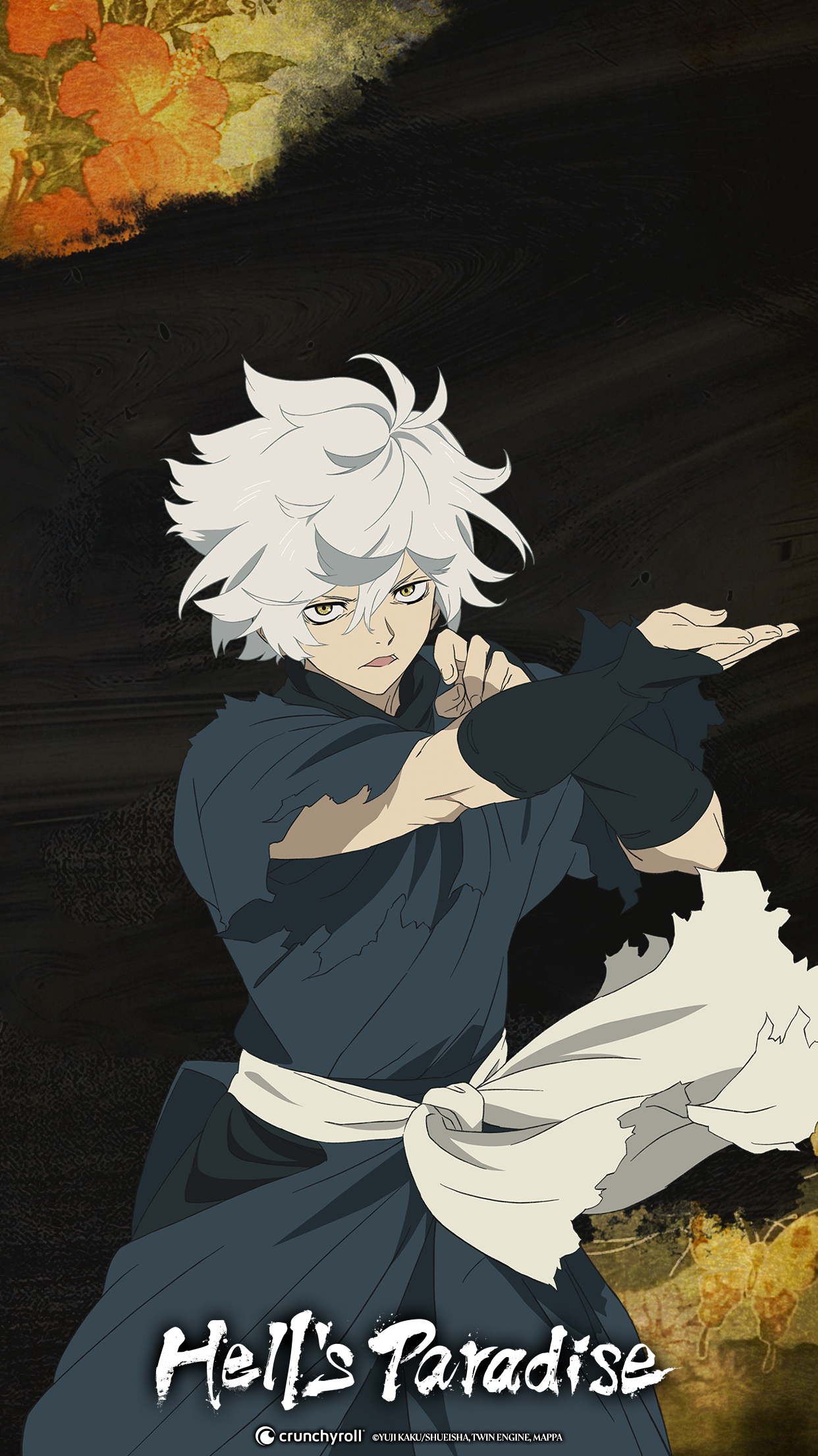 Crunchyroll off your love of Hell's Paradise with these character wallpaper, made for desktop and mobile!
