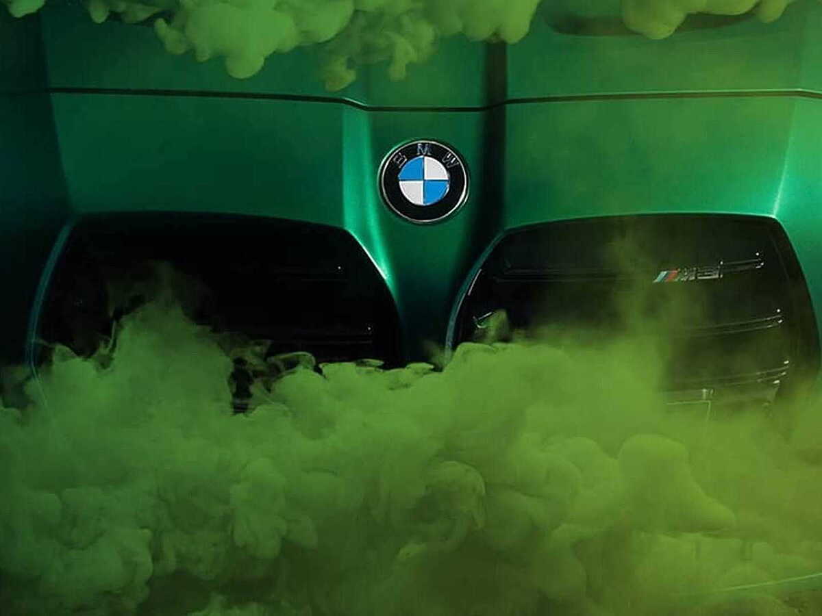 BMW M3 teased in green colour ahead of official unveiling on 23 September