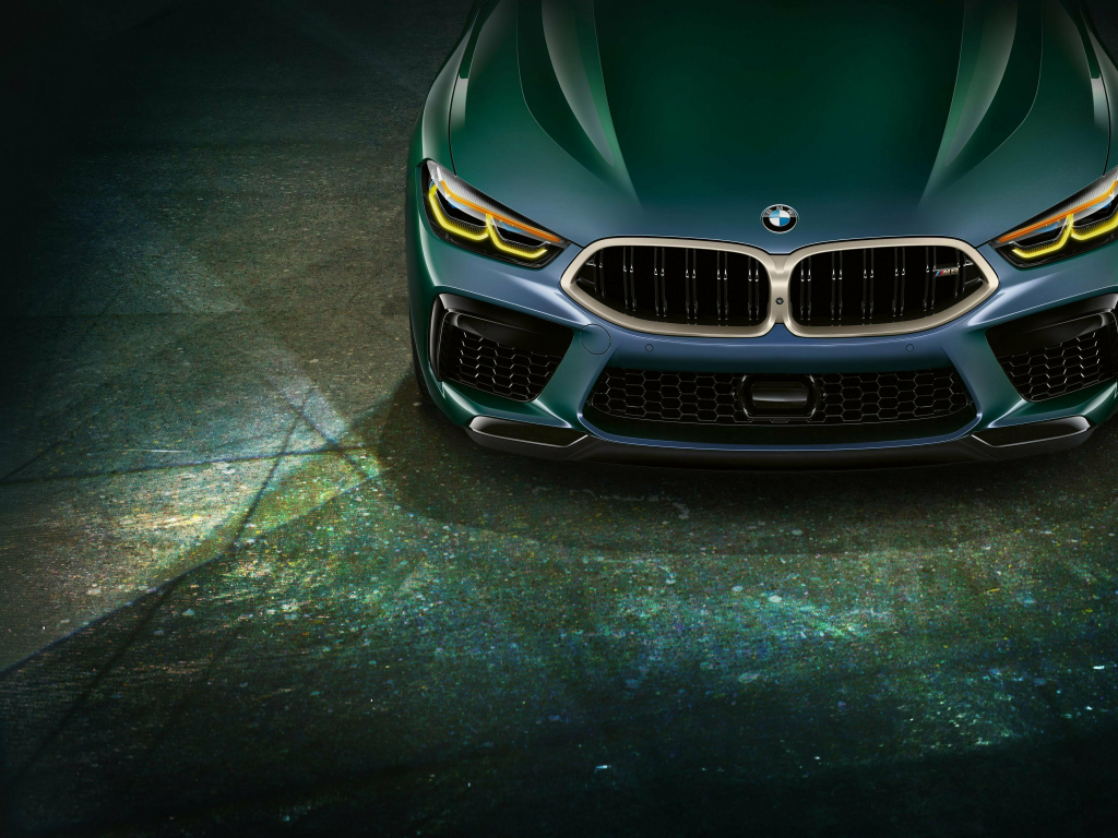 Wallpaper bmw m8, green and luxurious car desktop wallpaper, HD image, picture, background, 4d0b36