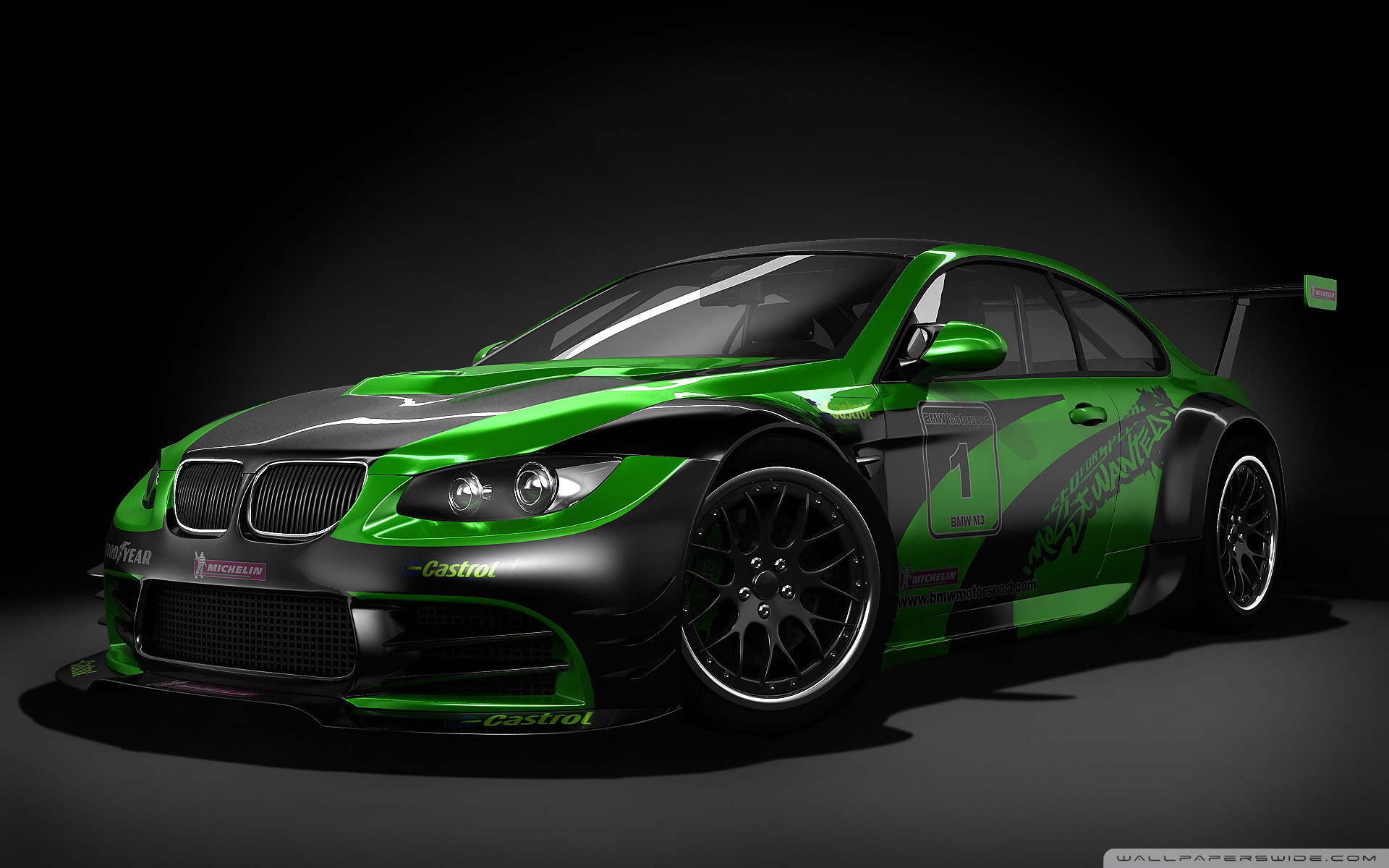Black And Green Tuned BMW Ultra HD Desktop Background Wallpaper for 4K UHD TV, Tablet